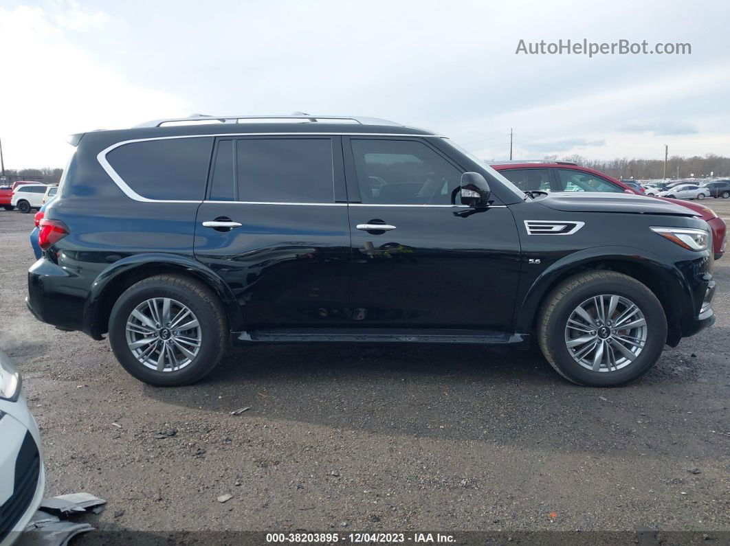 2018 Infiniti Qx80 Black vin: JN8AZ2NE4J9193927