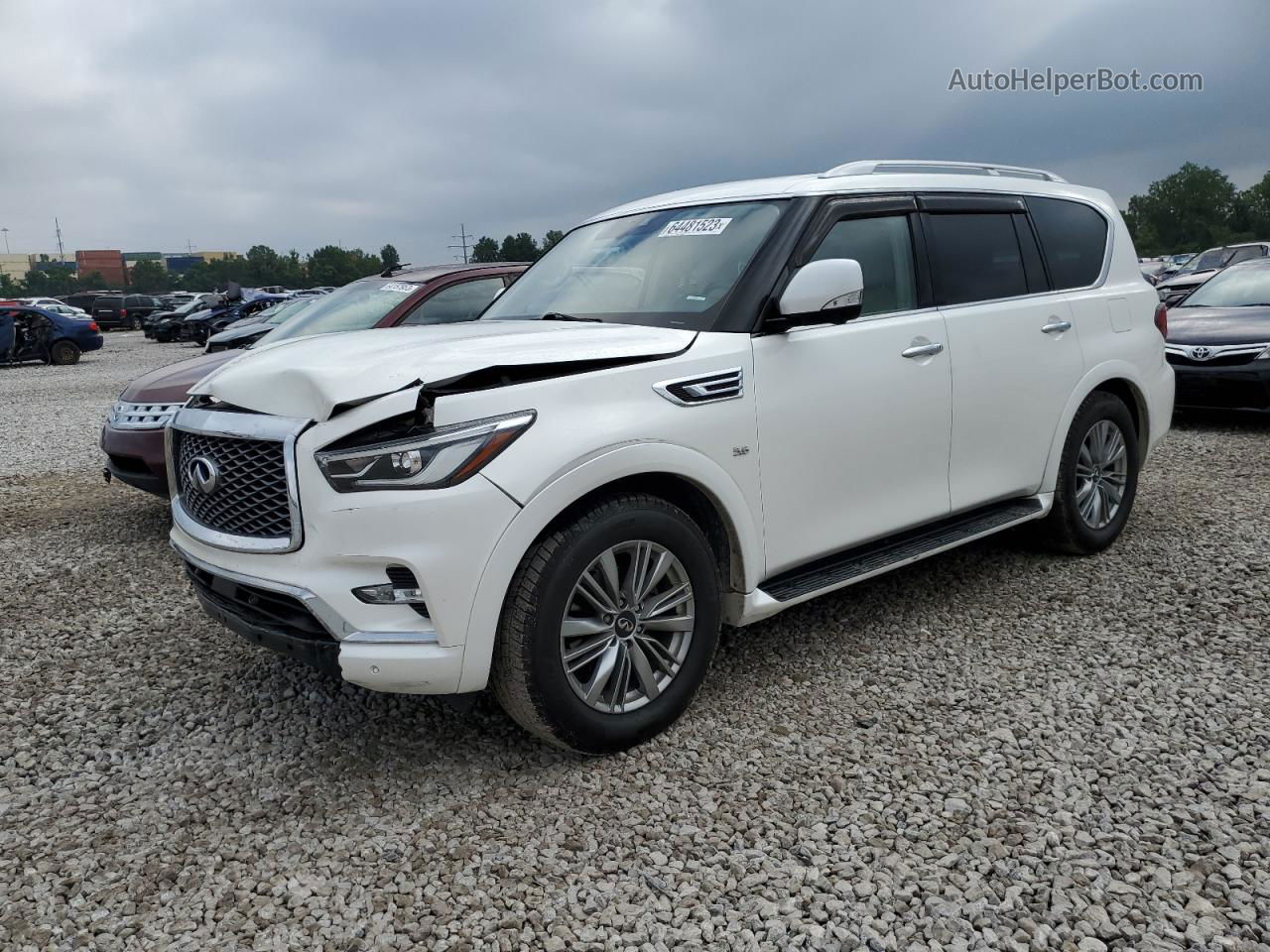 2018 Infiniti Qx80 Base Черный vin: JN8AZ2NE4J9194706