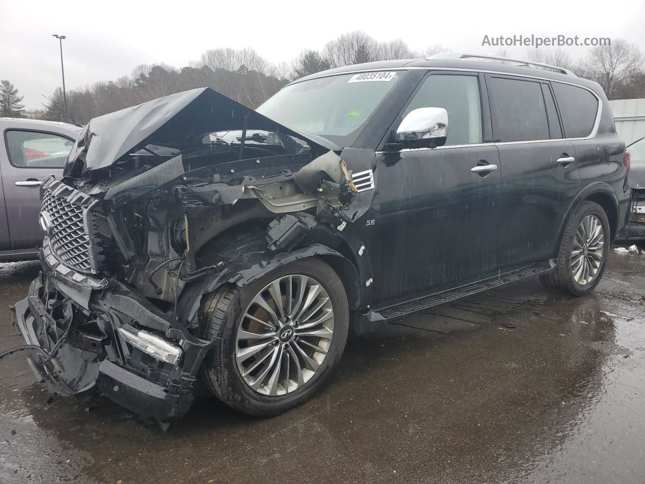 2019 Infiniti Qx80 Luxe Black vin: JN8AZ2NE4K9234946