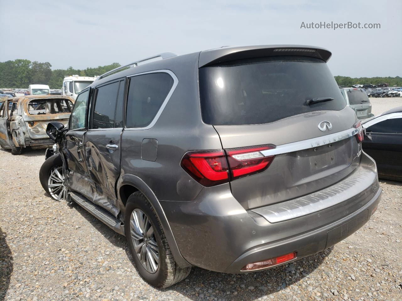 2019 Infiniti Qx80 Luxe Tan vin: JN8AZ2NE4K9236101