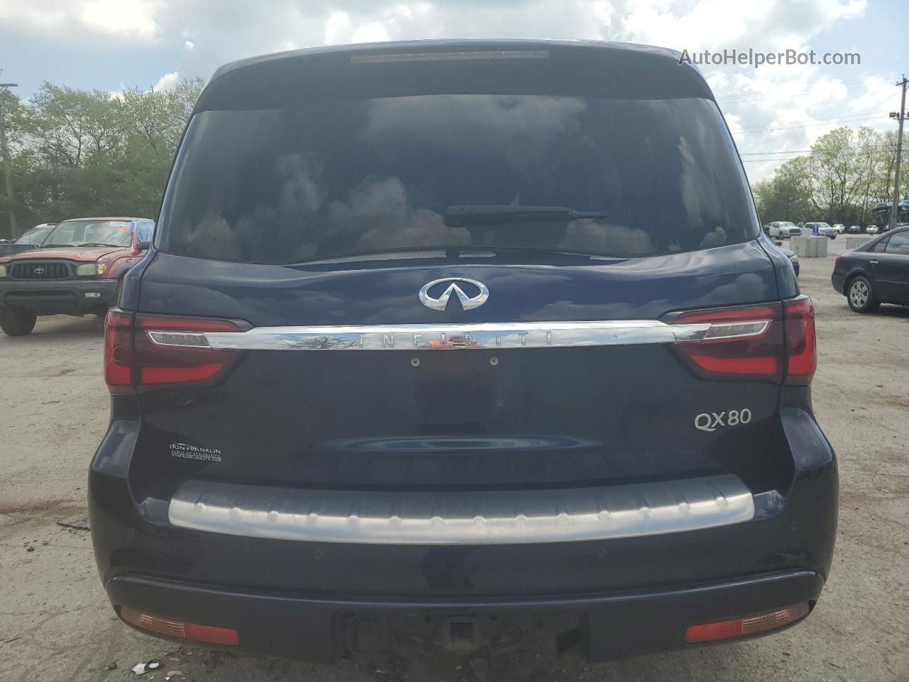 2018 Infiniti Qx80 Base Blue vin: JN8AZ2NE5J9191569