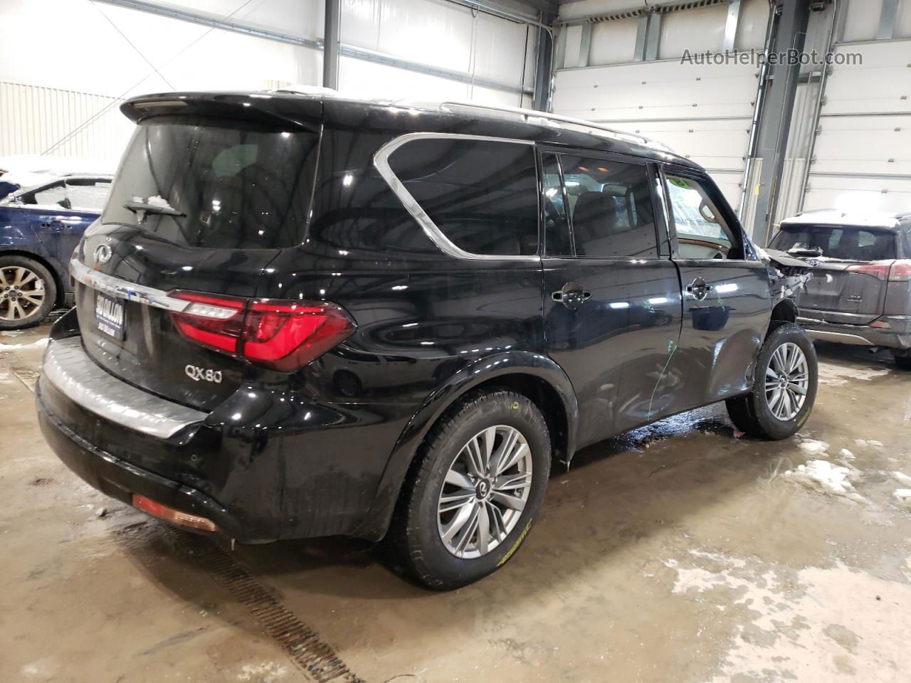 2018 Infiniti Qx80 Base Black vin: JN8AZ2NE6J9191872