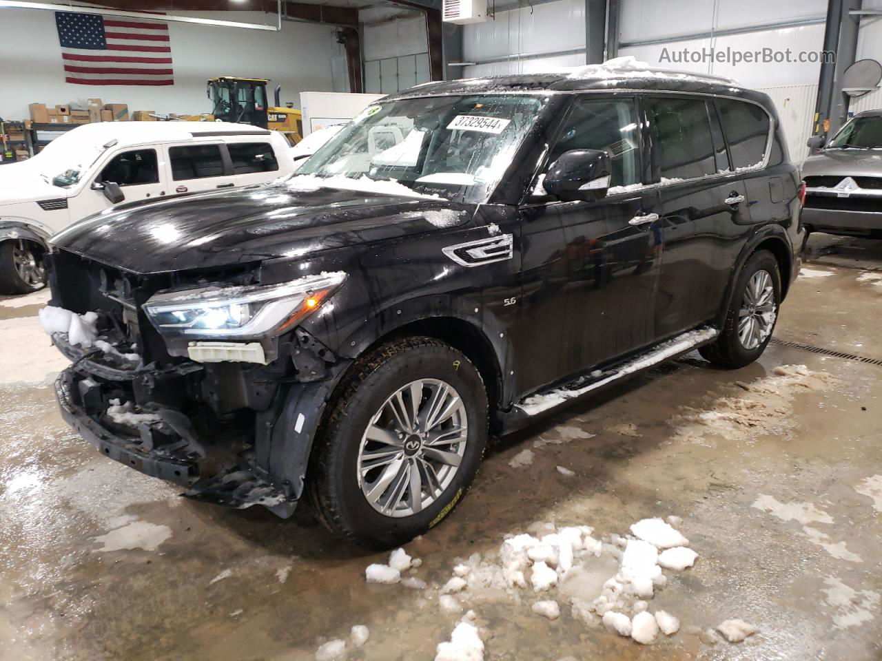 2018 Infiniti Qx80 Base Black vin: JN8AZ2NE6J9191872