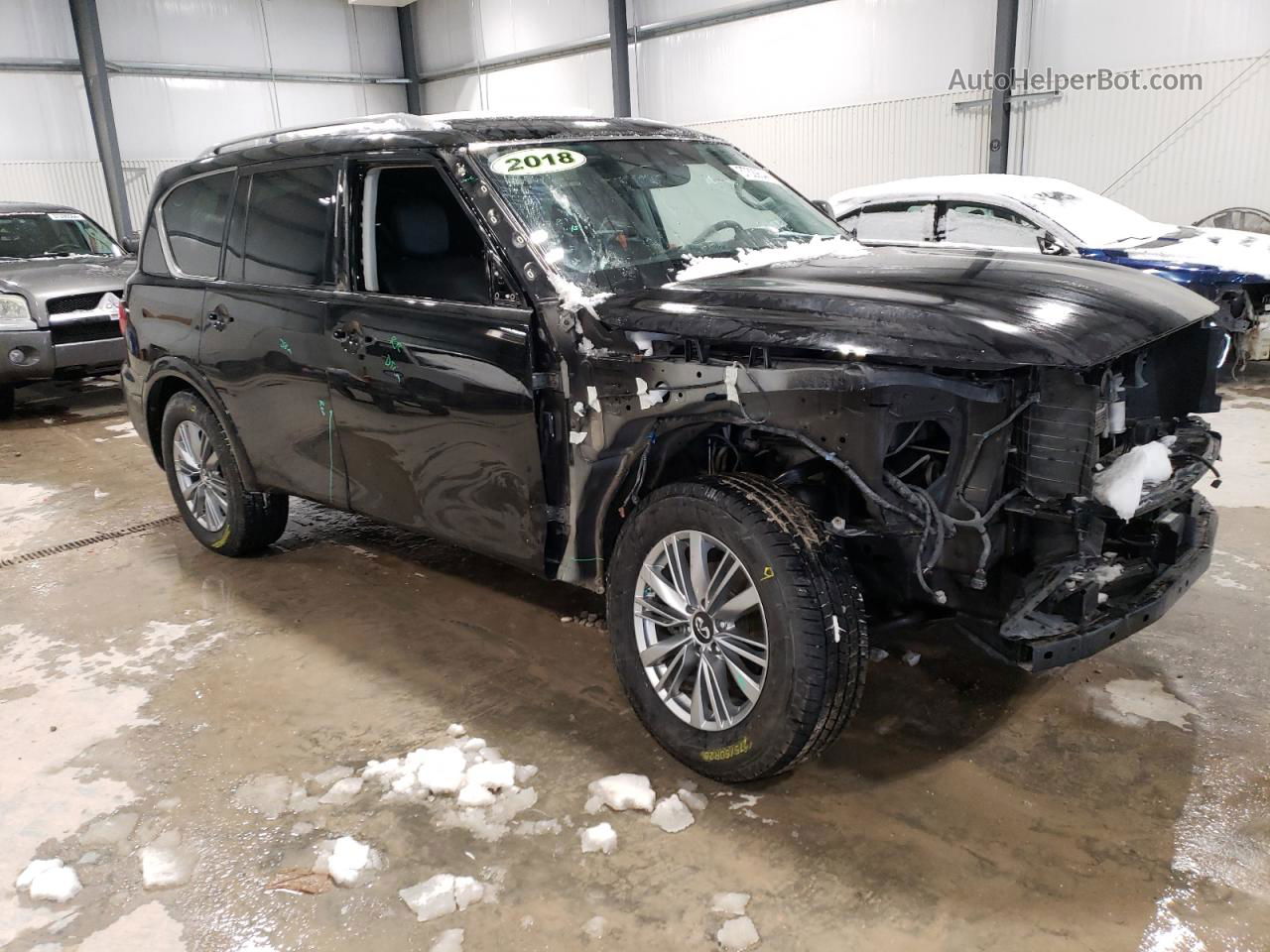 2018 Infiniti Qx80 Base Black vin: JN8AZ2NE6J9191872