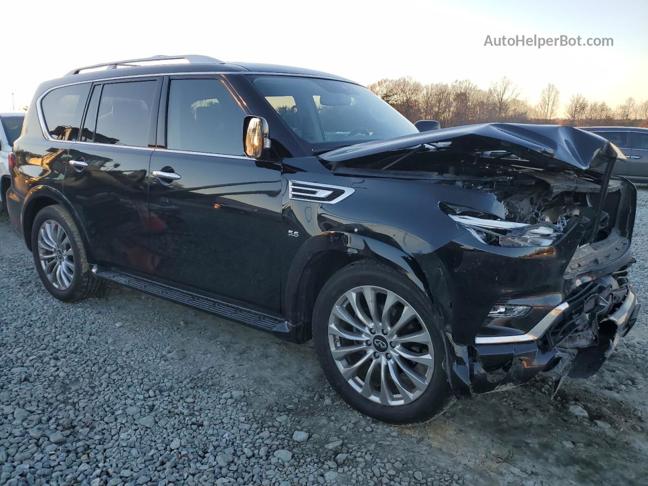 2018 Infiniti Qx80 Base Black vin: JN8AZ2NE6J9193640