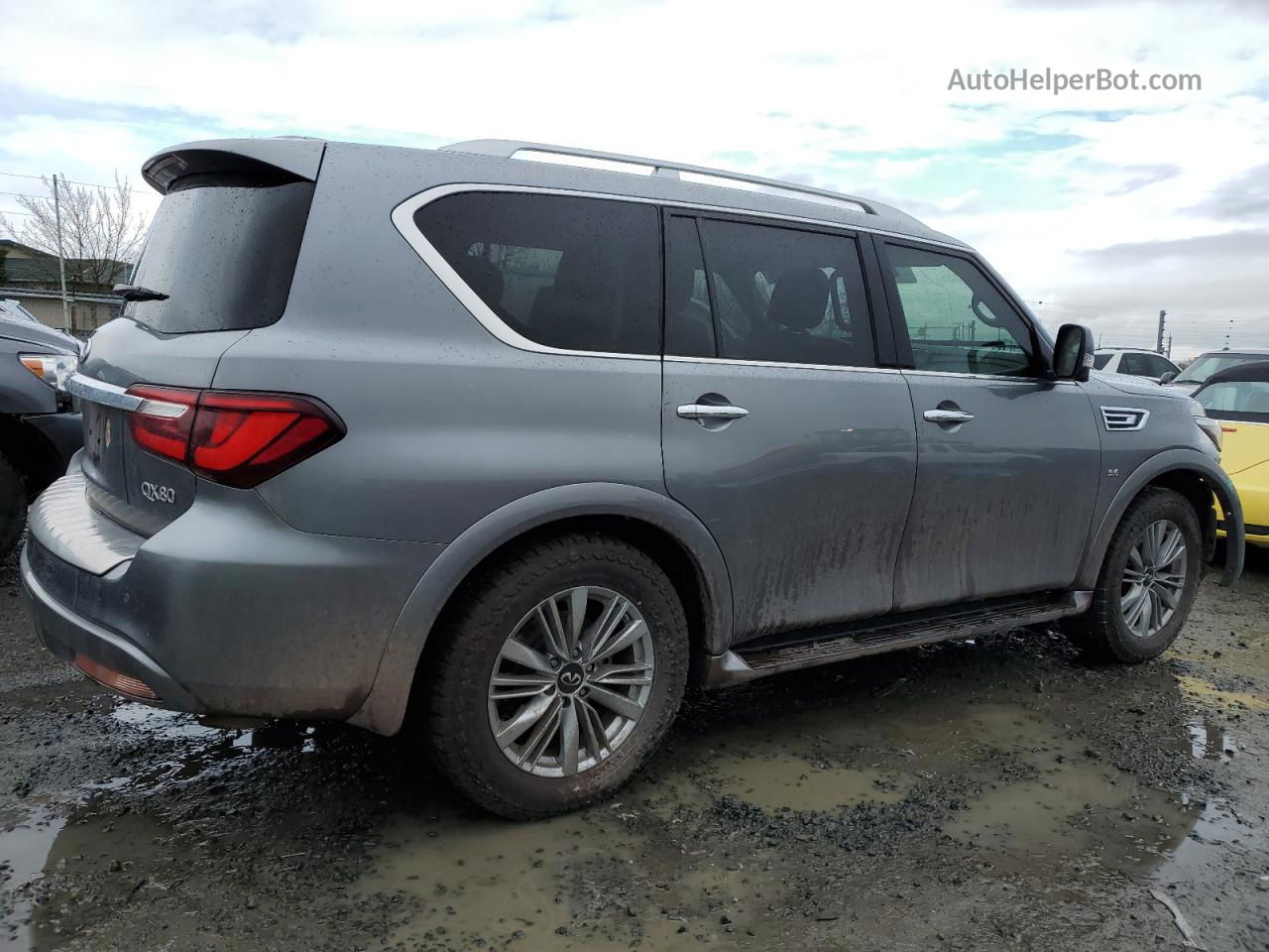 2019 Infiniti Qx80 Luxe Серый vin: JN8AZ2NE6K9227657