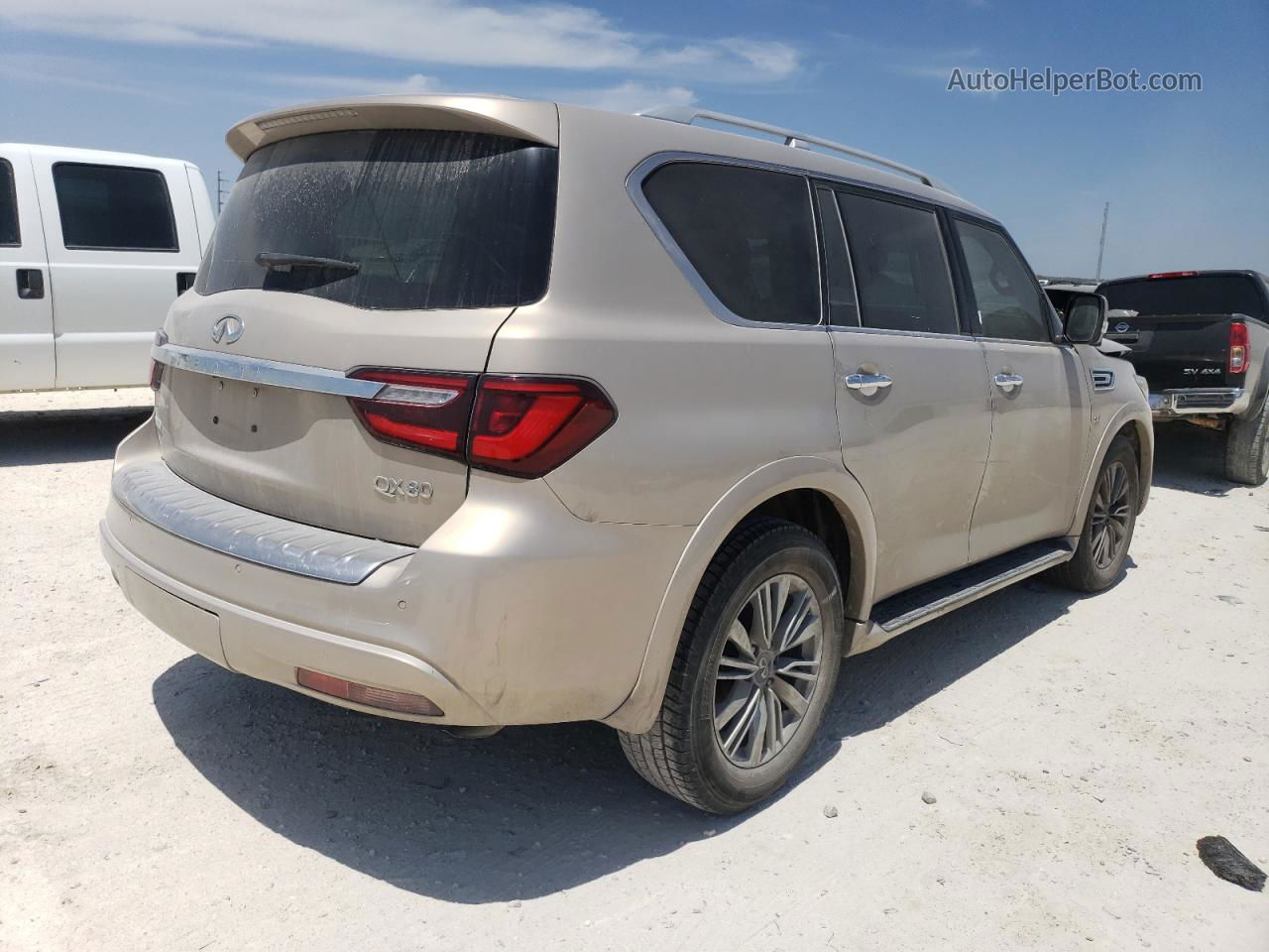 2019 Infiniti Qx80 Luxe Beige vin: JN8AZ2NE6K9227805