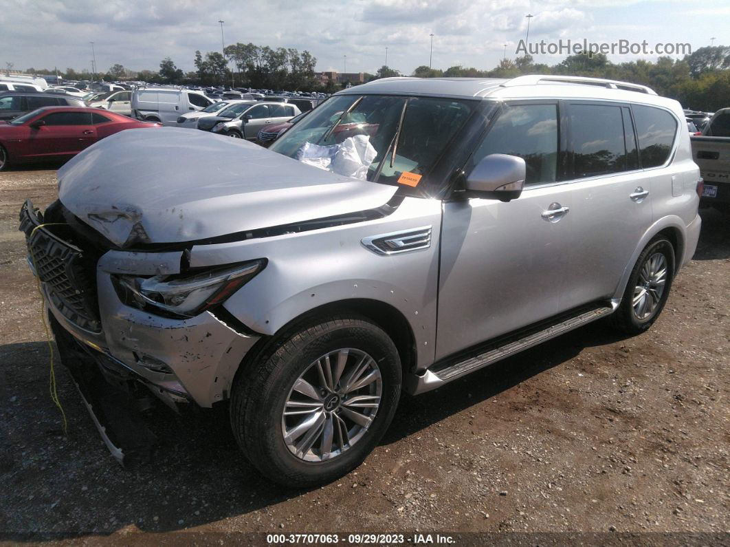 2019 Infiniti Qx80 Luxe Silver vin: JN8AZ2NE6K9228050