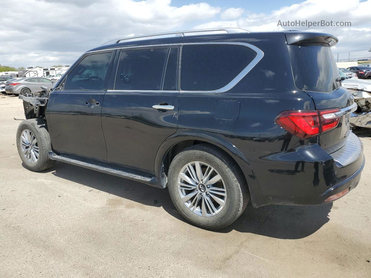 2019 Infiniti Qx80 Luxe Черный vin: JN8AZ2NE6K9236312