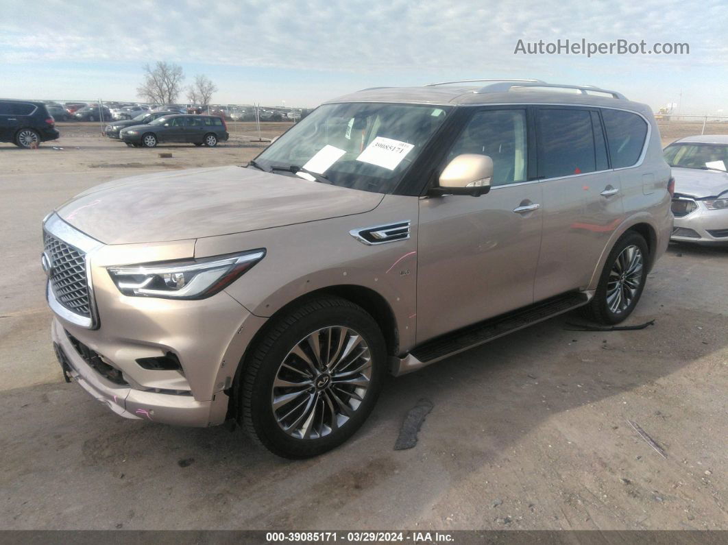 2018 Infiniti Qx80   Желто-коричневый vin: JN8AZ2NE7J9194537