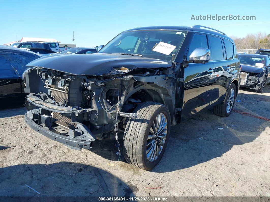 2018 Infiniti Qx80 Black vin: JN8AZ2NE7J9195509