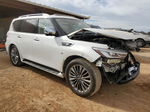 2018 Infiniti Qx80 Base White vin: JN8AZ2NE7J9195512