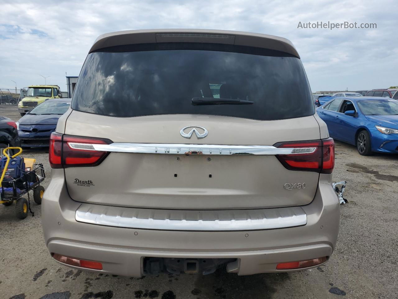 2019 Infiniti Qx80 Luxe Beige vin: JN8AZ2NE7K9228378