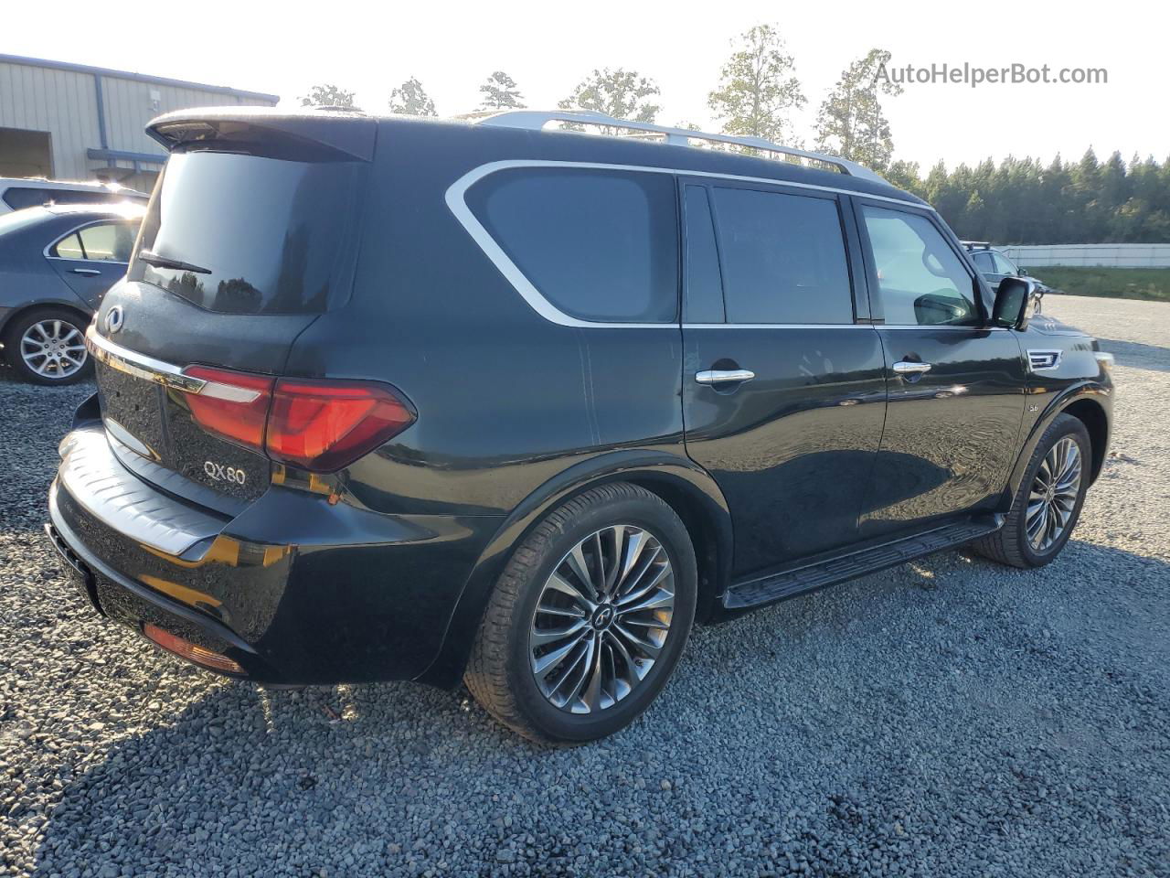 2019 Infiniti Qx80 Luxe Черный vin: JN8AZ2NE7K9238179