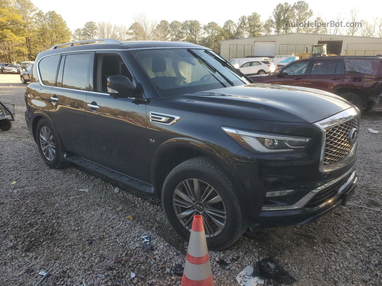 2019 Infiniti Qx80 Luxe Black vin: JN8AZ2NE8K9229488