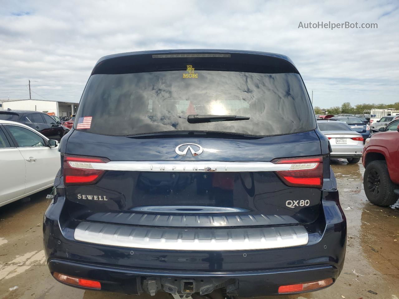 2019 Infiniti Qx80 Luxe Blue vin: JN8AZ2NE8K9234349