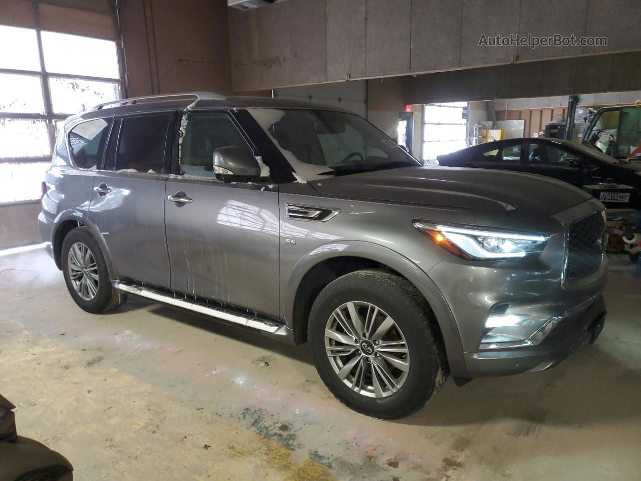 2018 Infiniti Qx80 Base Gray vin: JN8AZ2NE9J9192935