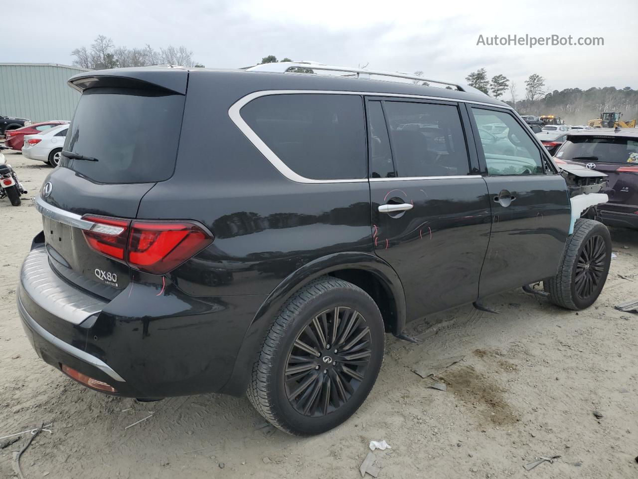 2019 Infiniti Qx80 Luxe Серый vin: JN8AZ2NE9K9230133