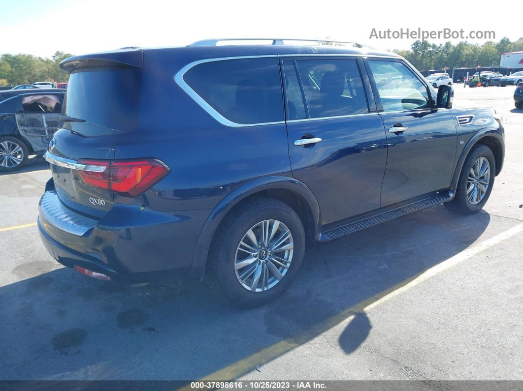 2019 Infiniti Qx80 Luxe Dark Blue vin: JN8AZ2NE9K9237454