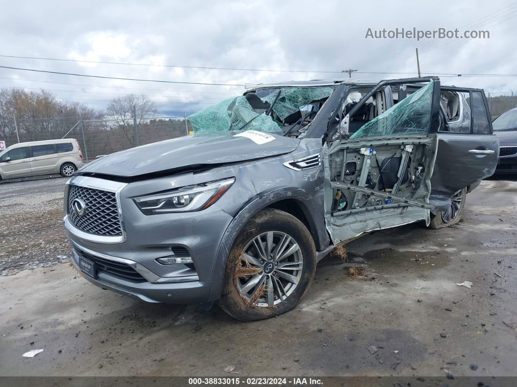 2018 Infiniti Qx80   Gray vin: JN8AZ2NEXJ9193737