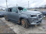 2018 Infiniti Qx80   Gray vin: JN8AZ2NEXJ9193737