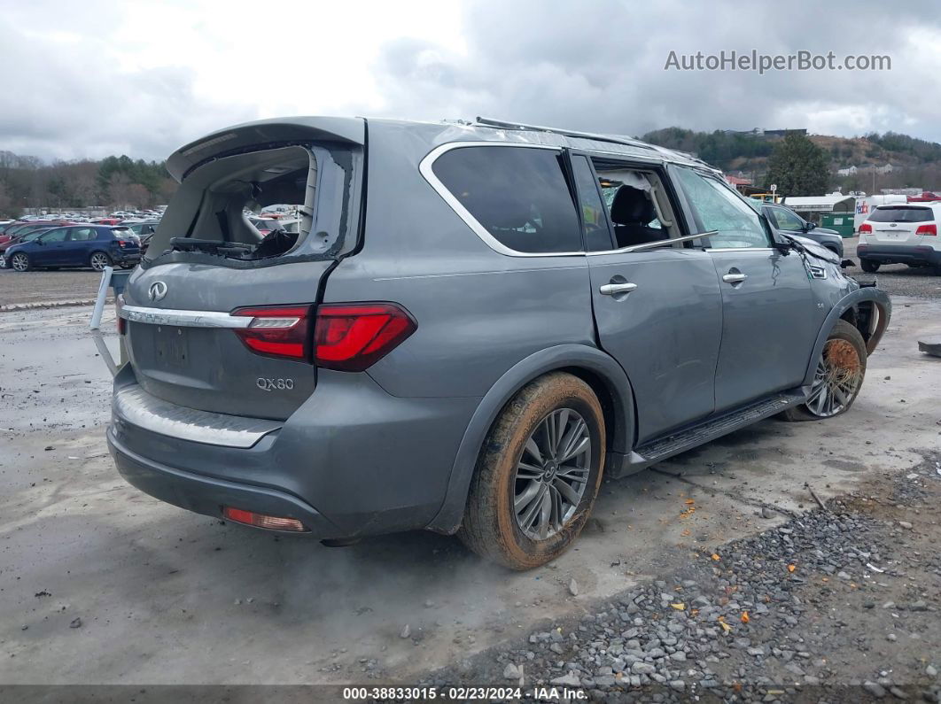 2018 Infiniti Qx80   Gray vin: JN8AZ2NEXJ9193737