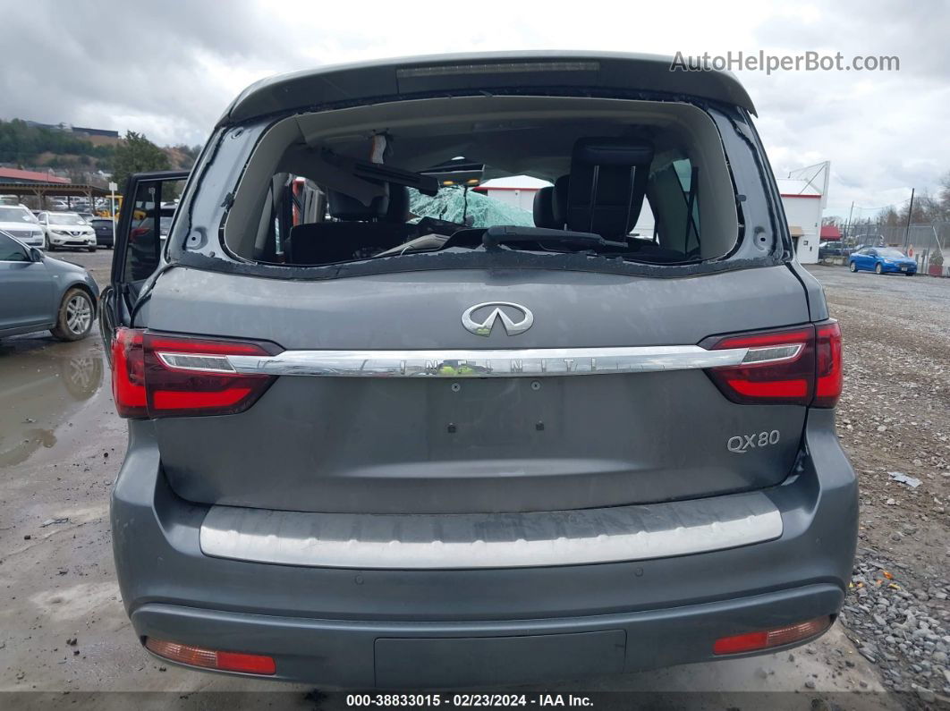 2018 Infiniti Qx80   Gray vin: JN8AZ2NEXJ9193737