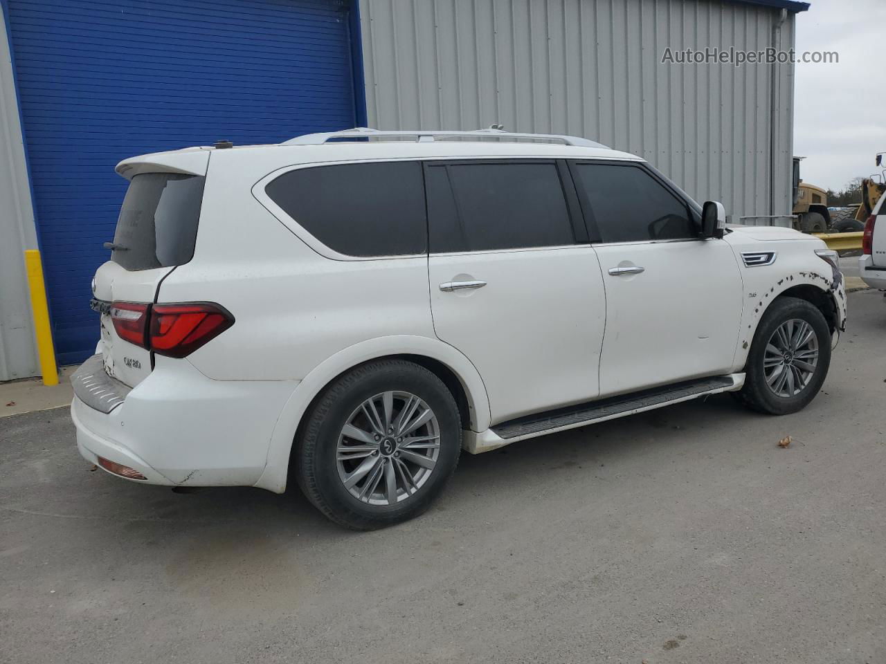 2018 Infiniti Qx80 Base Белый vin: JN8AZ2NEXJ9195472