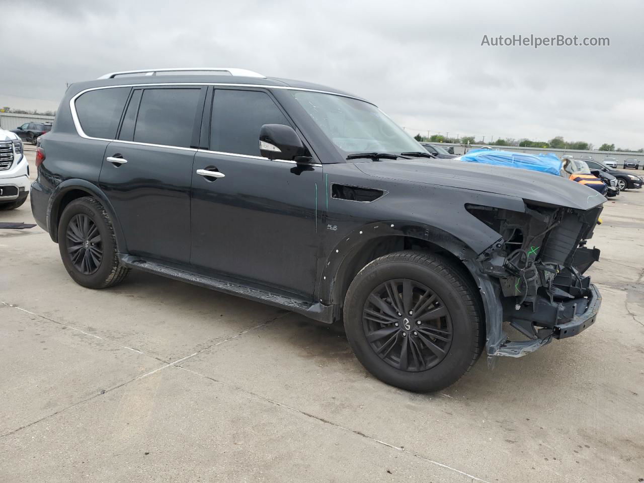 2018 Infiniti Qx80 Base Черный vin: JN8AZ2NF0J9661550