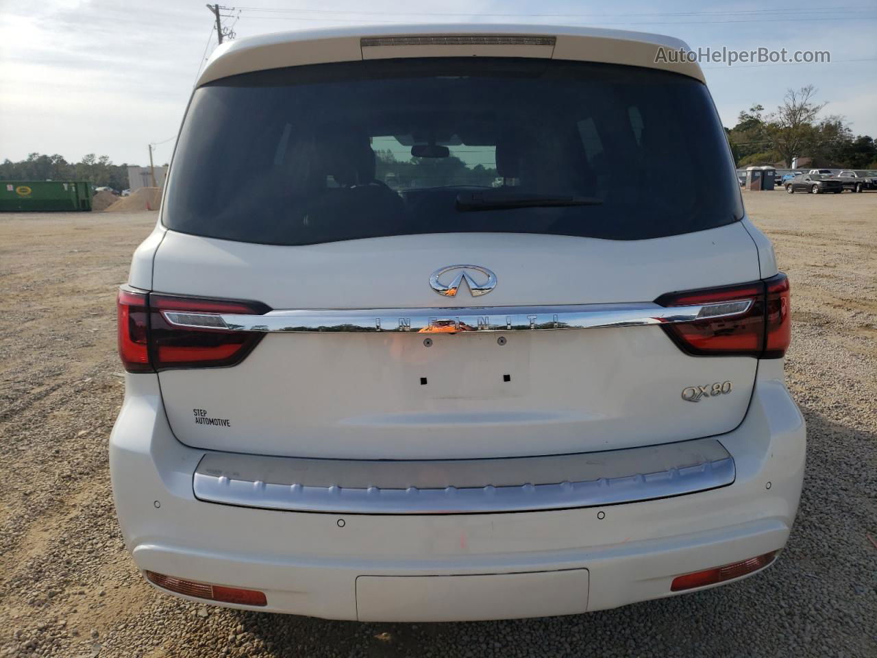 2018 Infiniti Qx80 Base White vin: JN8AZ2NF0J9663783