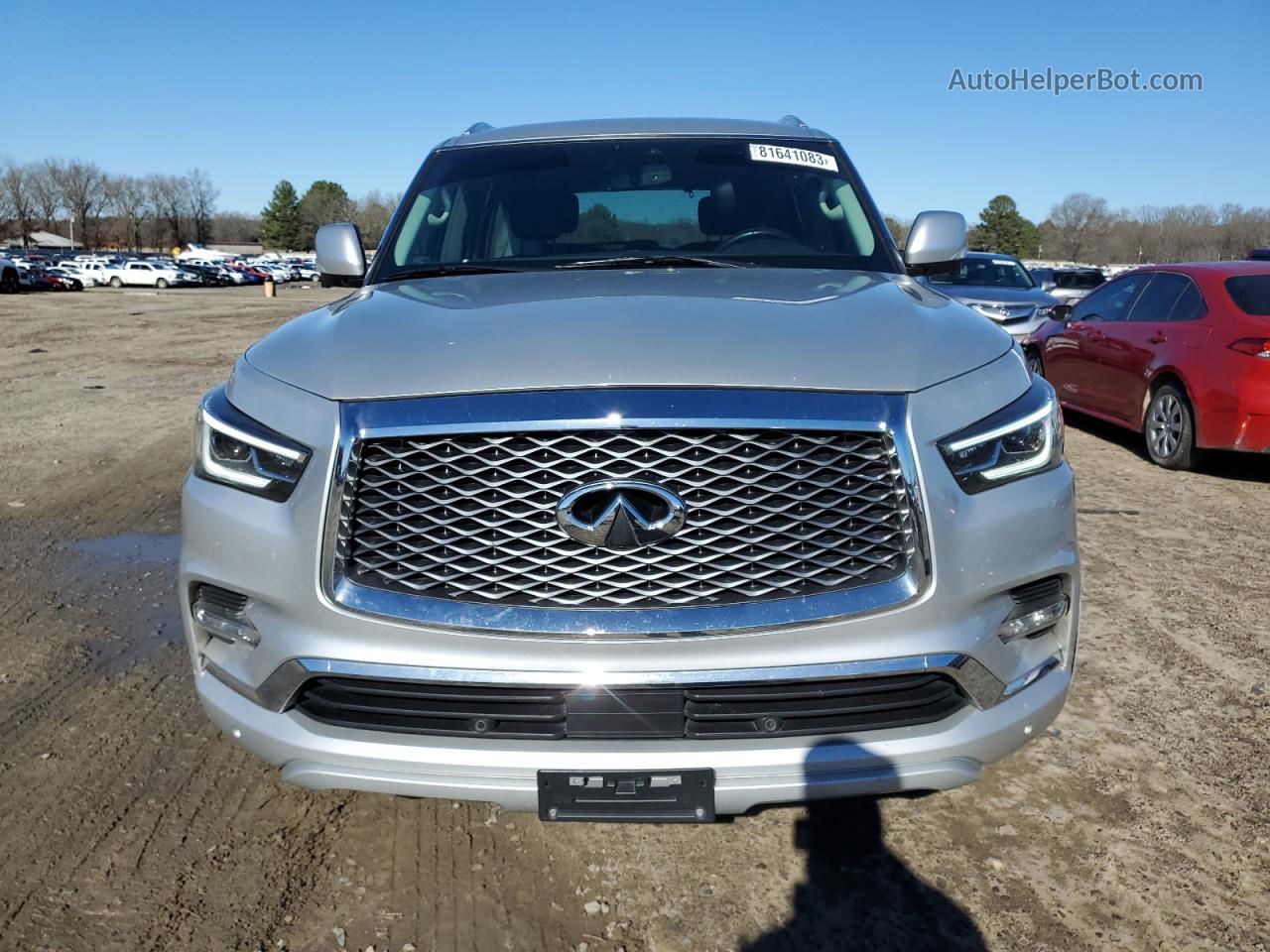 2019 Infiniti Qx80 Luxe Silver vin: JN8AZ2NF0K9683064