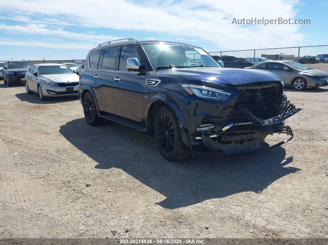 2018 Infiniti Qx80   Dark Blue vin: JN8AZ2NF1J9660357