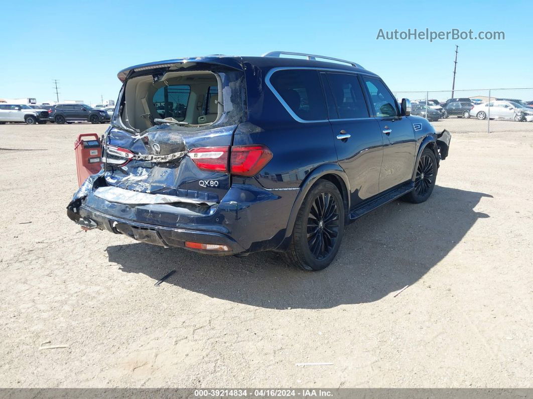 2018 Infiniti Qx80   Dark Blue vin: JN8AZ2NF1J9660357