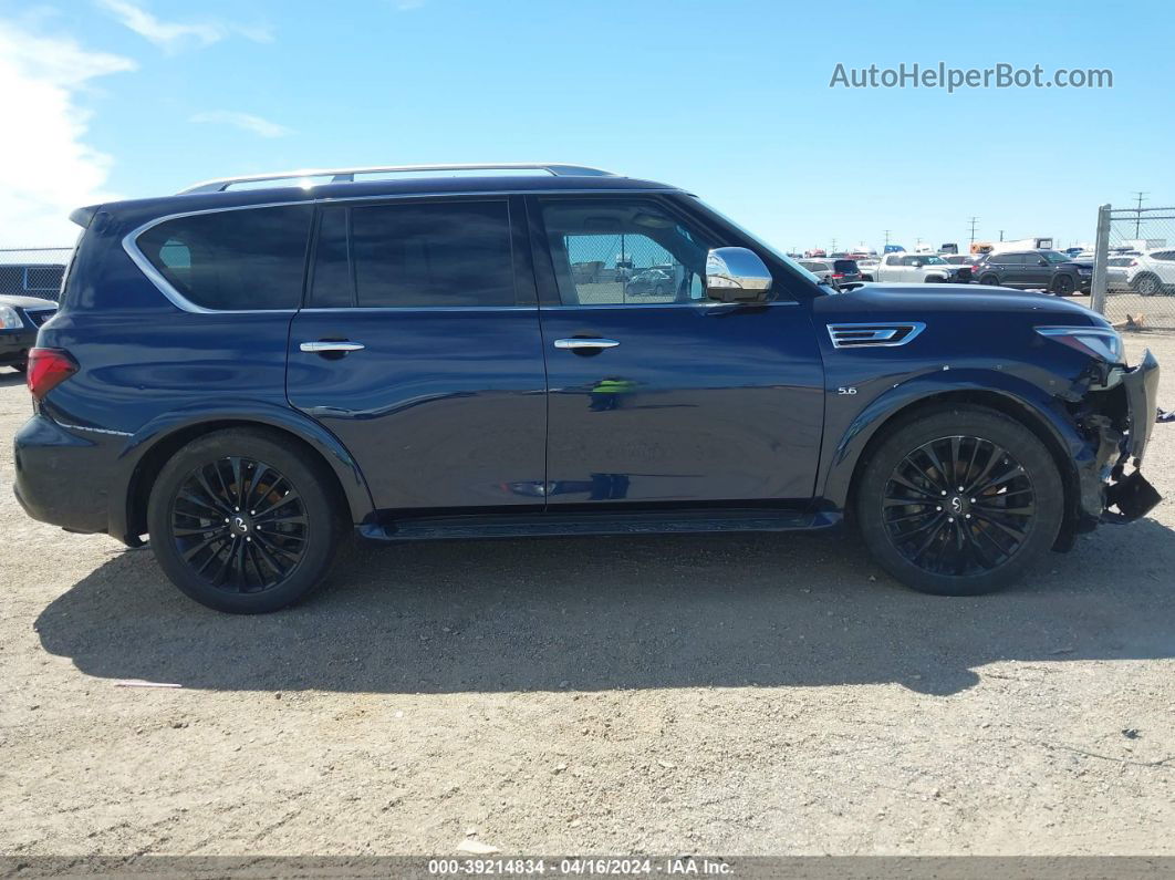 2018 Infiniti Qx80   Dark Blue vin: JN8AZ2NF1J9660357