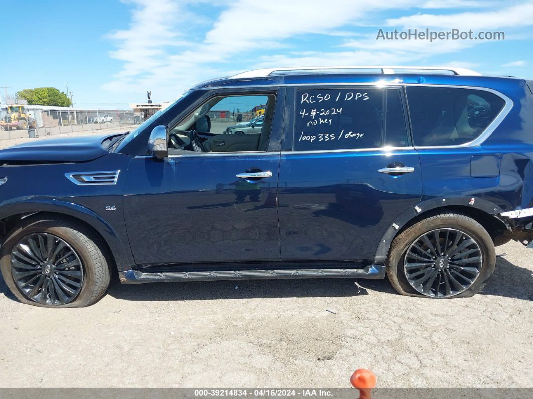 2018 Infiniti Qx80   Dark Blue vin: JN8AZ2NF1J9660357