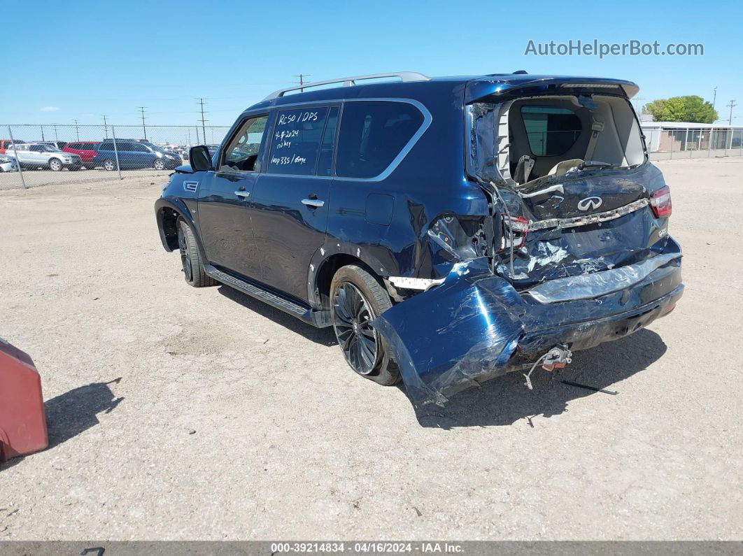 2018 Infiniti Qx80   Dark Blue vin: JN8AZ2NF1J9660357