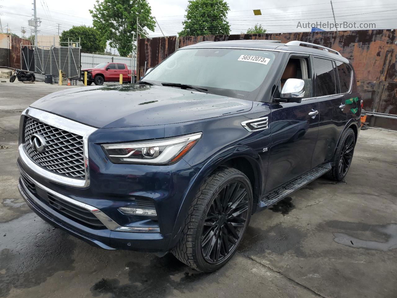 2018 Infiniti Qx80 Base Black vin: JN8AZ2NF2J9660500