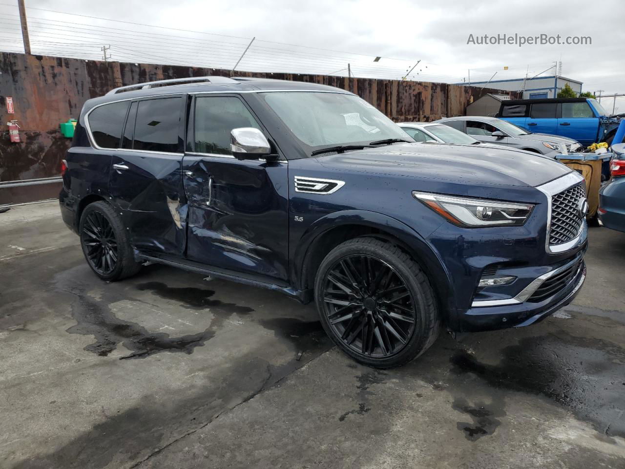 2018 Infiniti Qx80 Base Black vin: JN8AZ2NF2J9660500