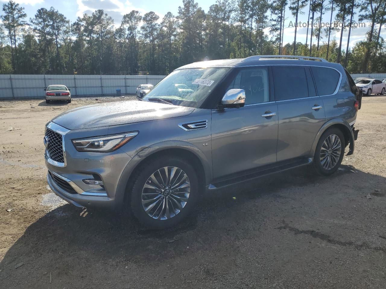 2018 Infiniti Qx80 Base Gray vin: JN8AZ2NF2J9663297