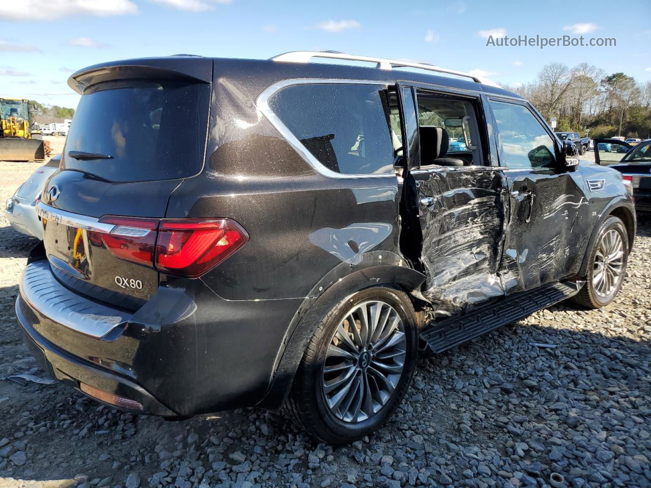 2019 Infiniti Qx80 Luxe Black vin: JN8AZ2NF2K9680120