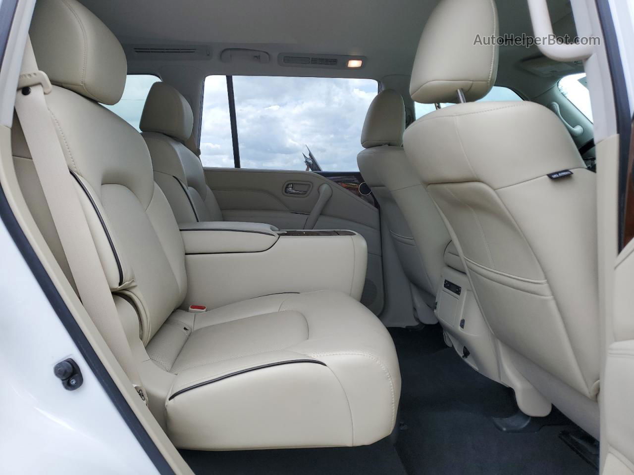 2019 Infiniti Qx80 Luxe White vin: JN8AZ2NF2K9683535