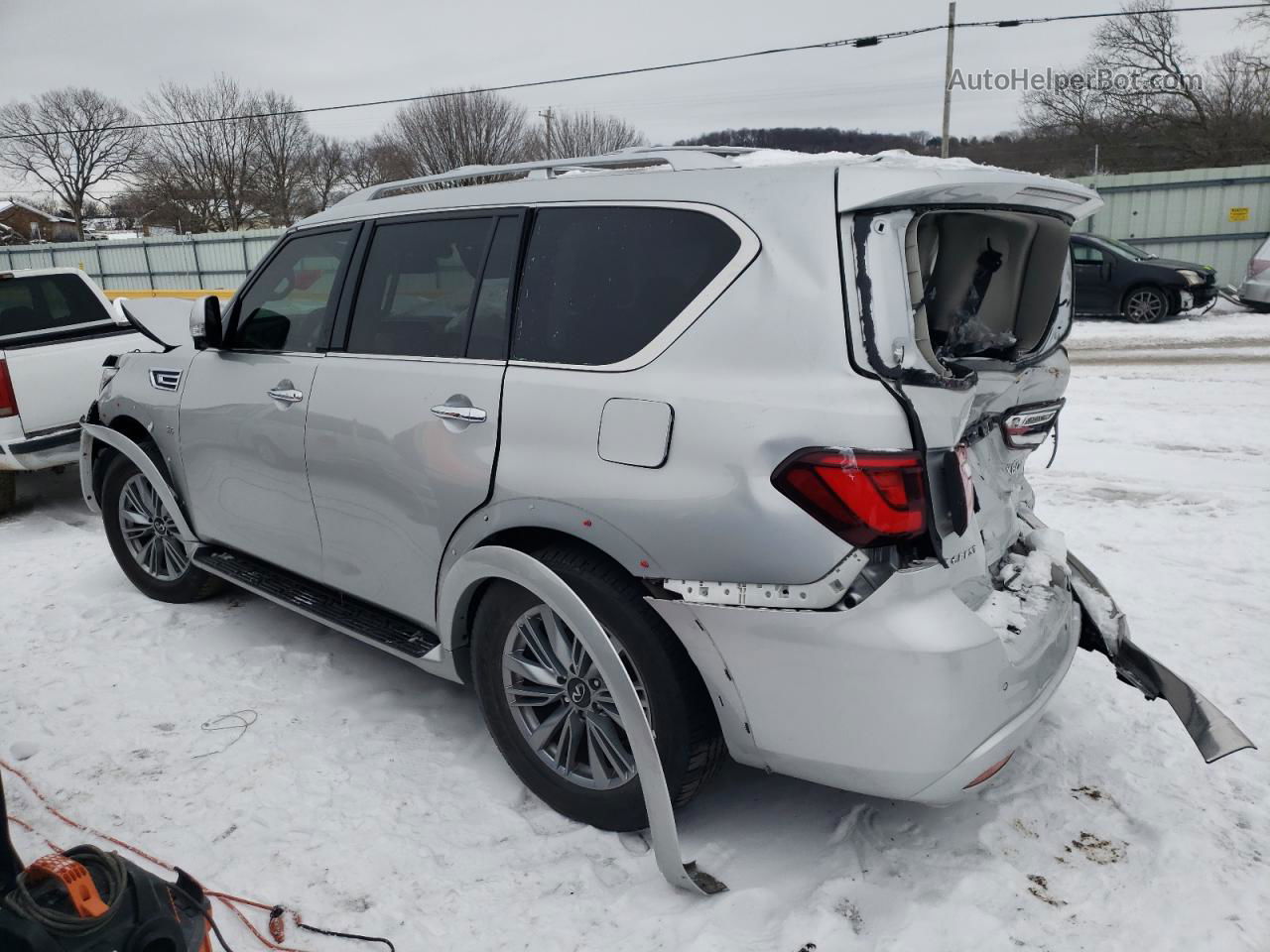 2019 Infiniti Qx80 Luxe Серебряный vin: JN8AZ2NF2K9689173