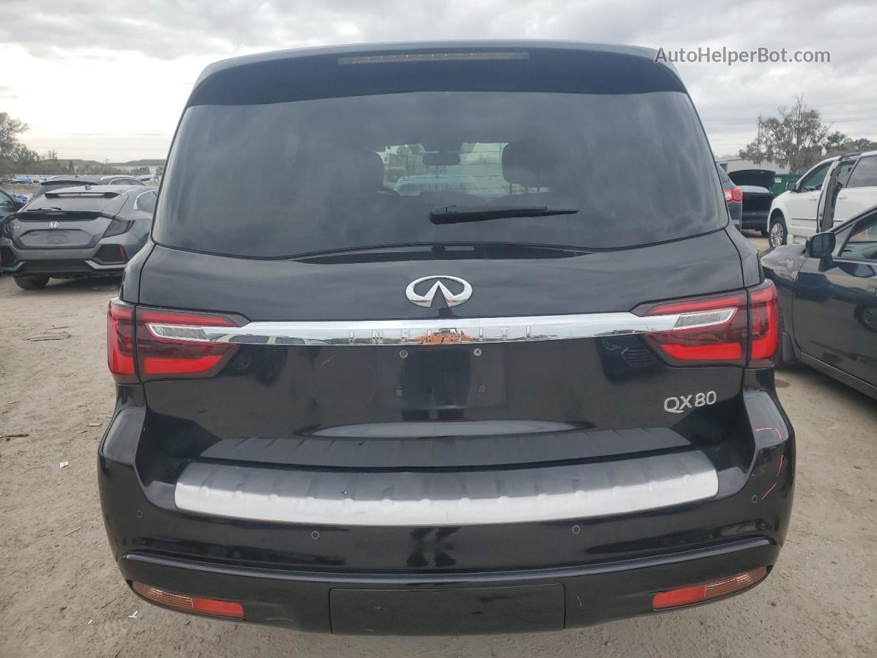 2018 Infiniti Qx80 Base Black vin: JN8AZ2NF3J9663602