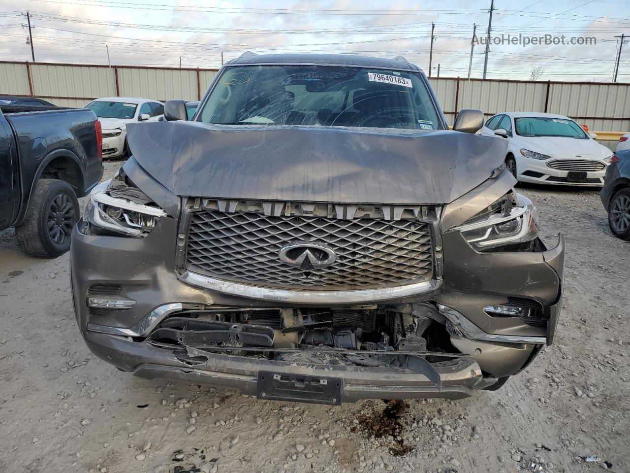 2018 Infiniti Qx80 Base Silver vin: JN8AZ2NF3J9663633