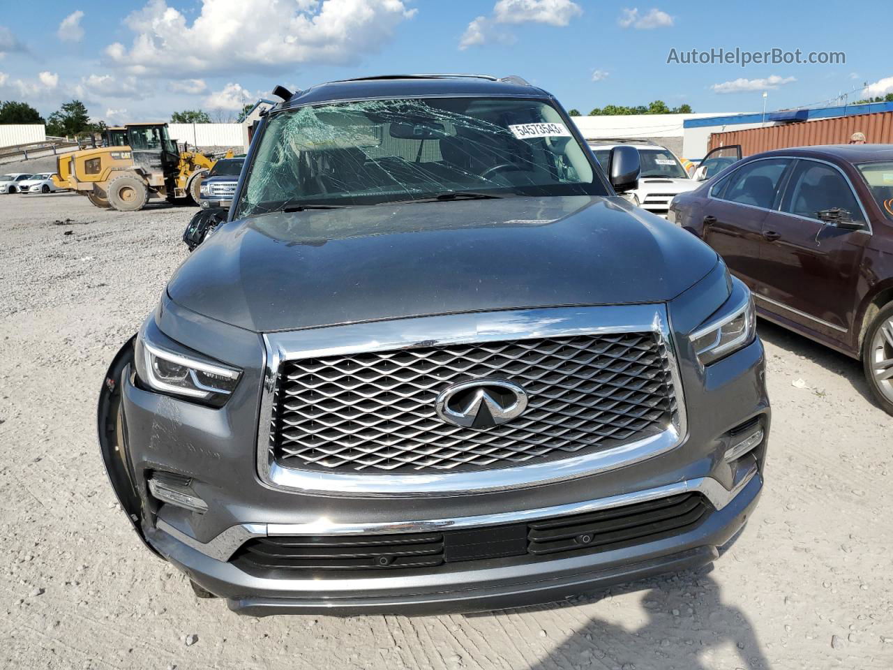 2018 Infiniti Qx80 Base Серый vin: JN8AZ2NF3J9663700