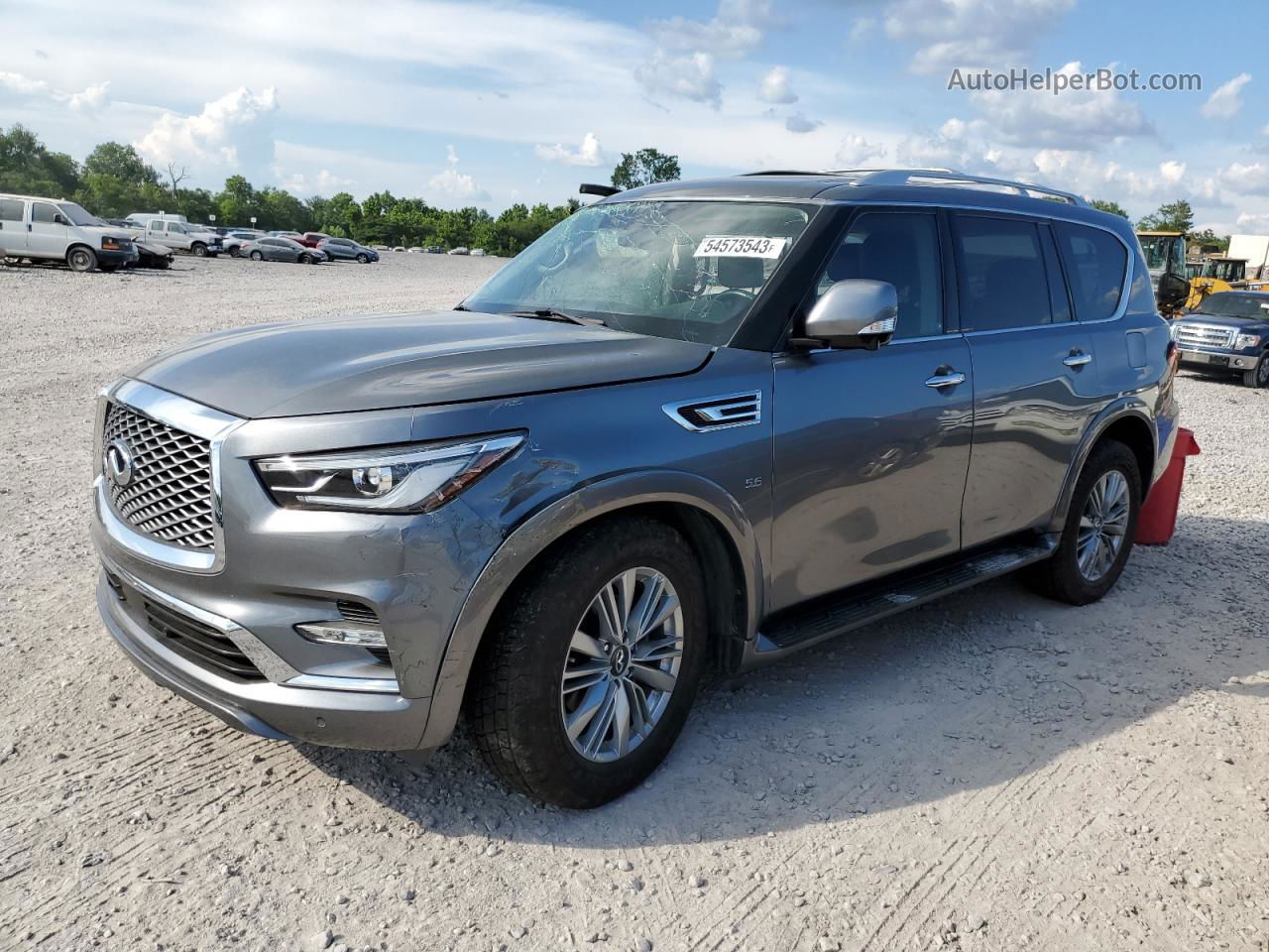 2018 Infiniti Qx80 Base Серый vin: JN8AZ2NF3J9663700