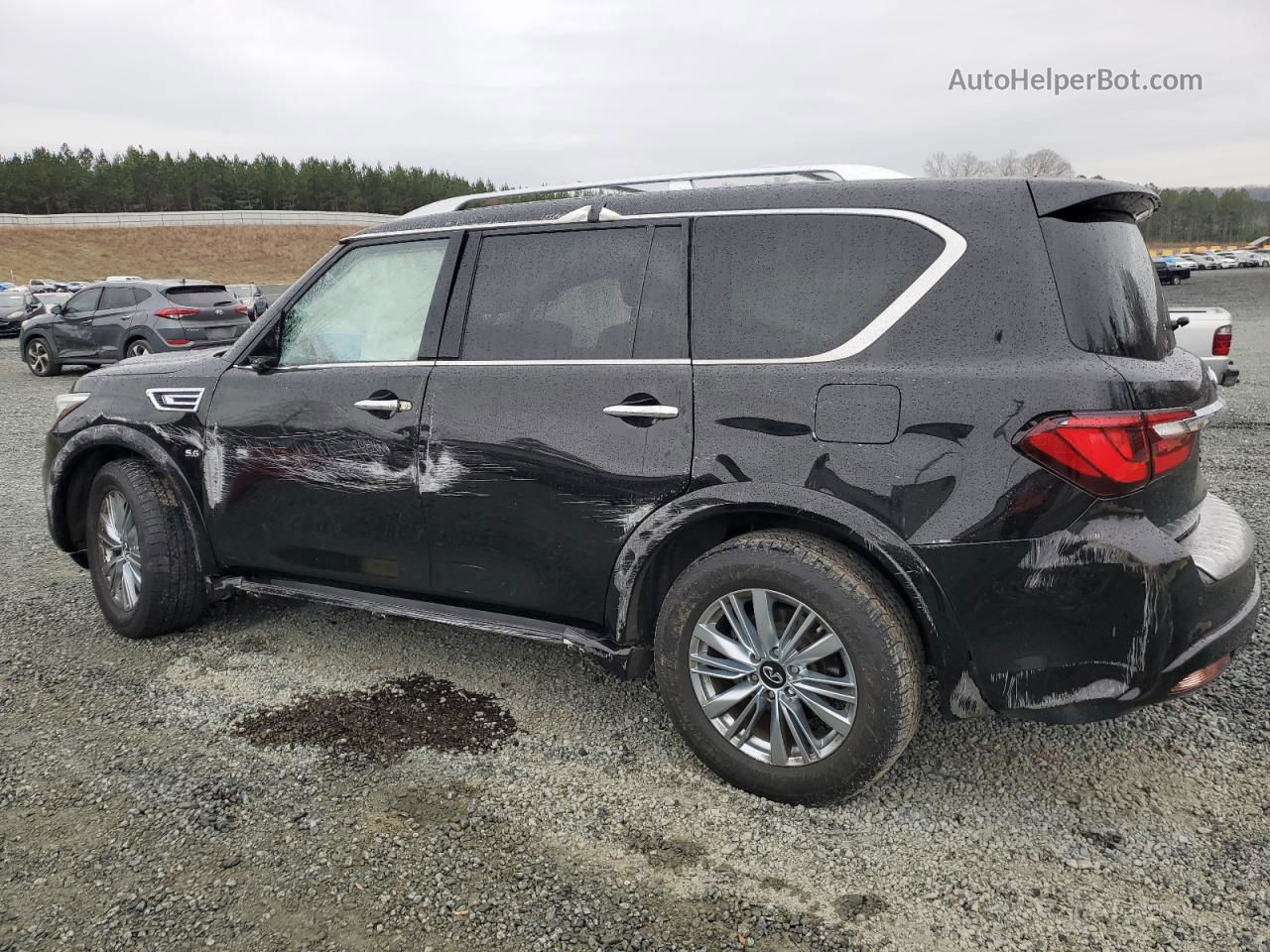 2019 Infiniti Qx80 Luxe Black vin: JN8AZ2NF3K9681146