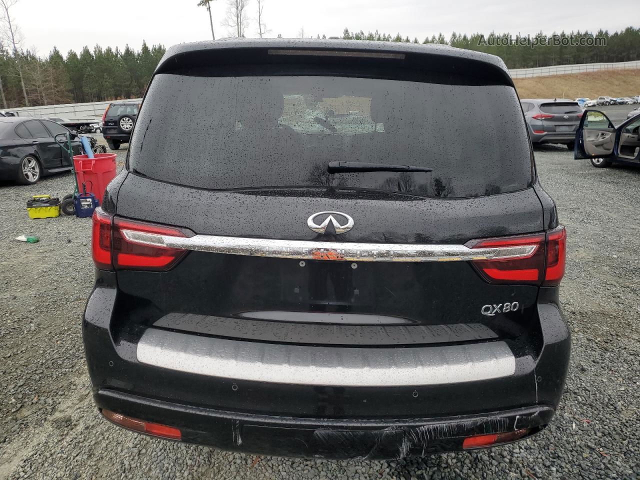 2019 Infiniti Qx80 Luxe Black vin: JN8AZ2NF3K9681146