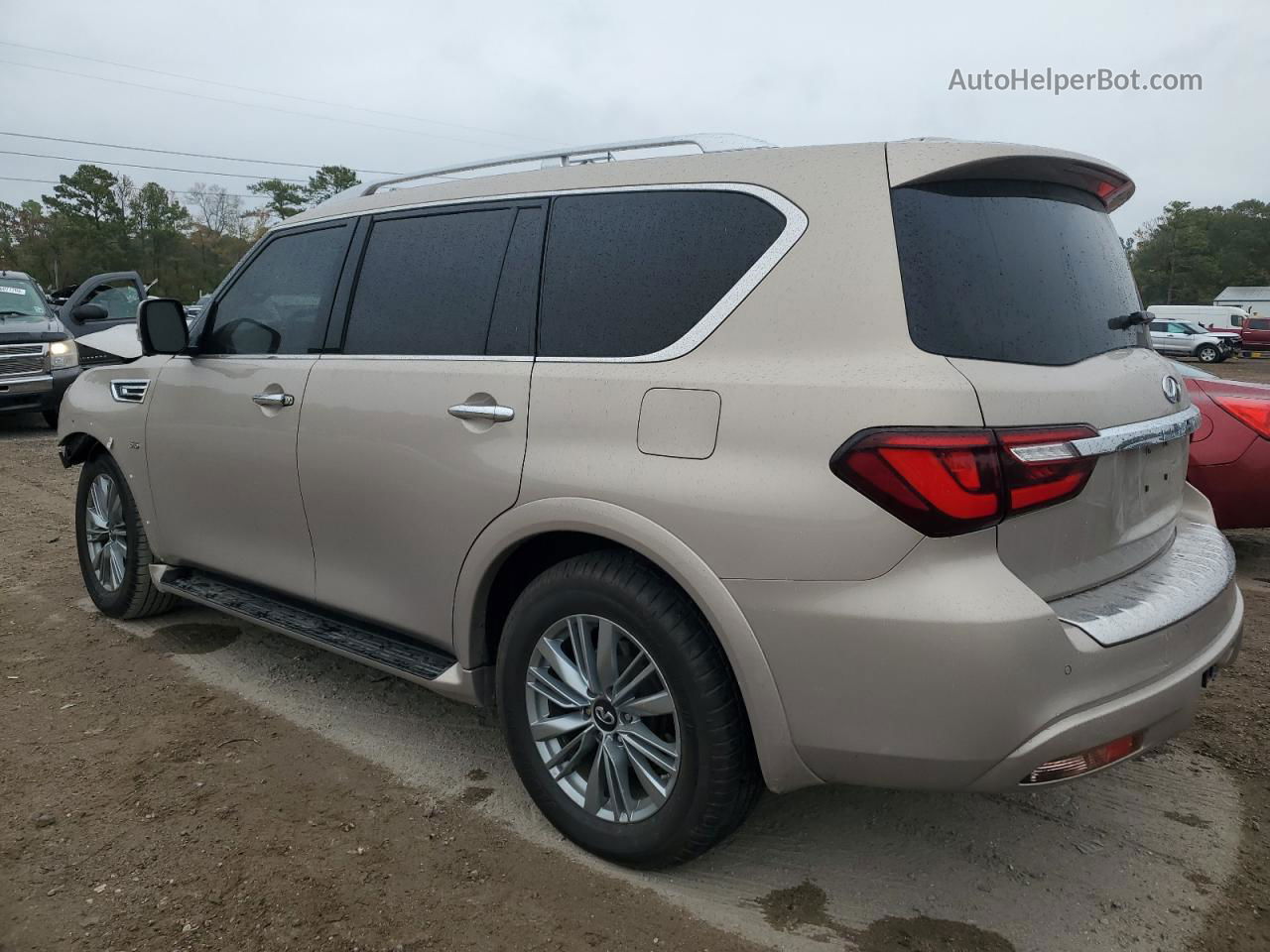 2019 Infiniti Qx80 Luxe Tan vin: JN8AZ2NF3K9683382