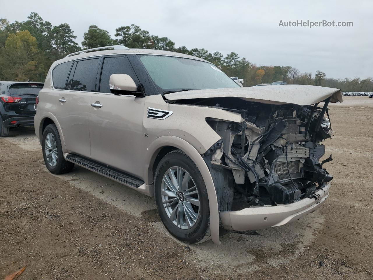 2019 Infiniti Qx80 Luxe Tan vin: JN8AZ2NF3K9683382